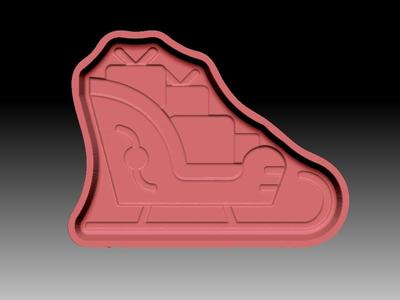 SANTA´S SLEIGH BATH BOMB MOLD