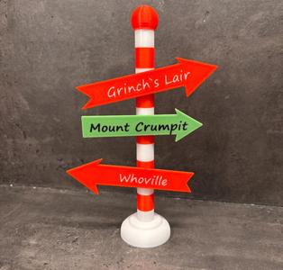 Remake of my design "Grinch Sign & Mount Crumpit"