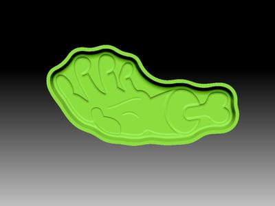 Zombie Hand bath bomb mold