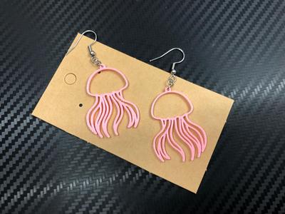 Jellyfish #2 earrings, 0.4 mm nozzle, no AMS