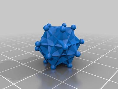 Dual material dodecahedron