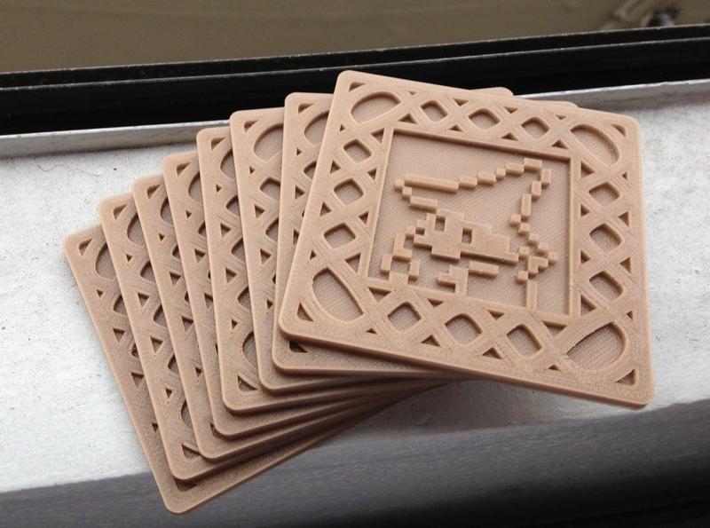 8-Bit Videogame Coasters