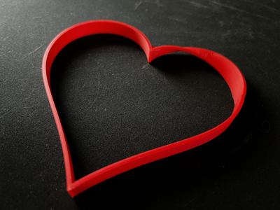 Mobius Strip Ribbon Heart