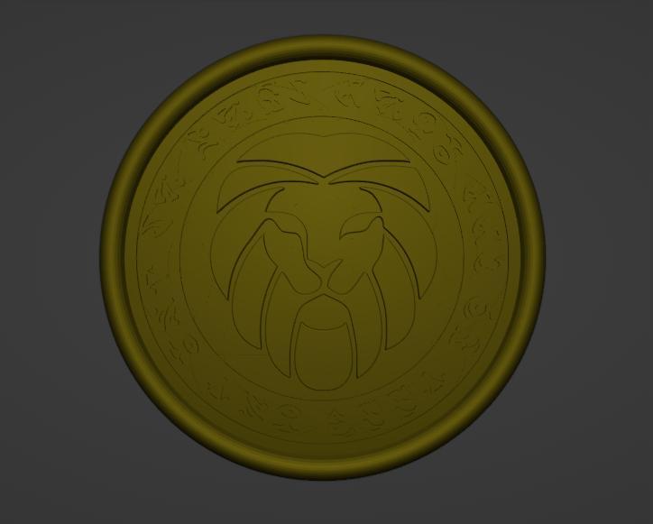 Lionhead Coin [ Drakna ] ( Prop )