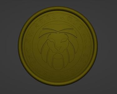 Lionhead Coin [ Drakna ] ( Prop )