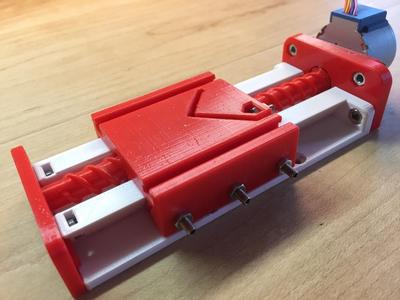 High Accuracy Dovetail Stepper Slide 