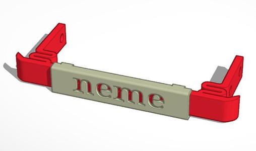 License Plate for Mbot front Bumper