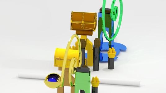 Royal Treasure Island Robot Game 