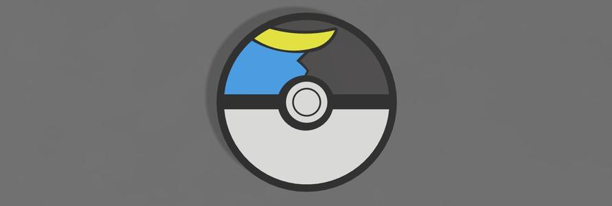 Moonball Pokemon TCG Coin & Keychain