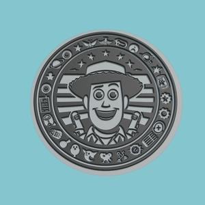 Toy Story Movie Medallion  Toy Story 3d  Model Stl Obj