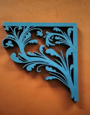 angle déco style rocaille baroque