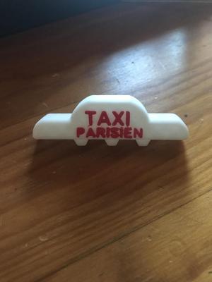 Lumineux Taxi poste clef