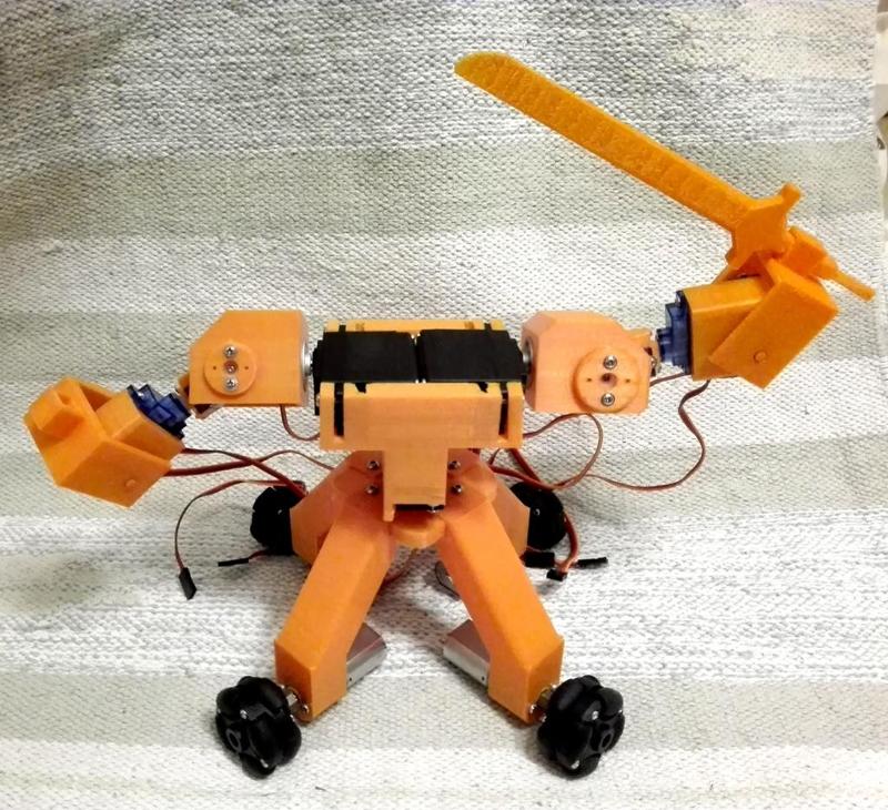Omnidirectional Fighting Robot