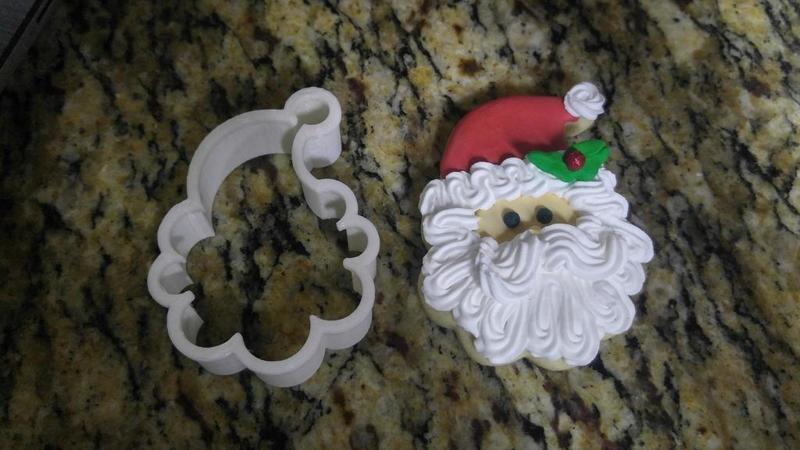 Cortador de galletas de santa claus/santa claus cookie cutter