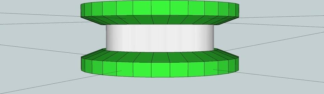 Bearing Fenders for 608 bearing idler