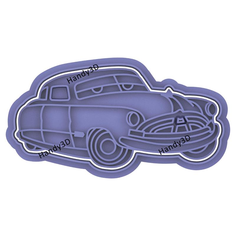 Doc Hudson cars movie cookie cutter