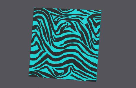 Zebra Cookie Patternplate