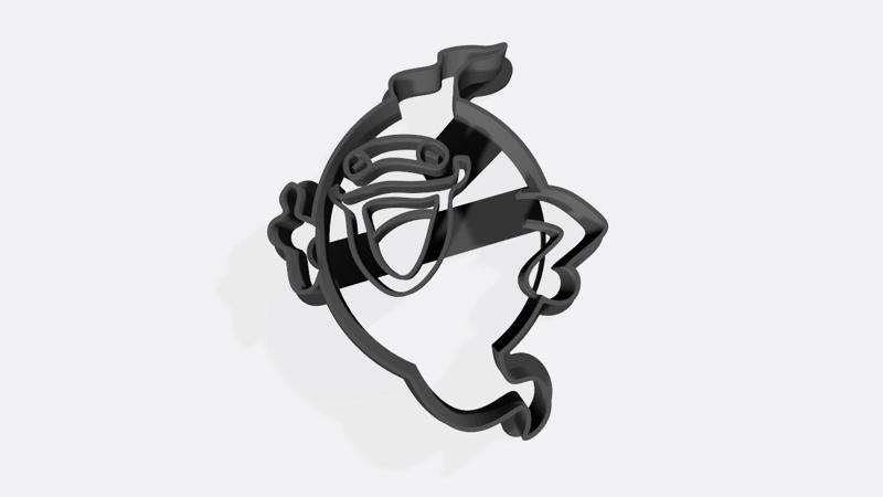 cookie cutter cookie cutter cookie mold 8cm ghost halloween ghost