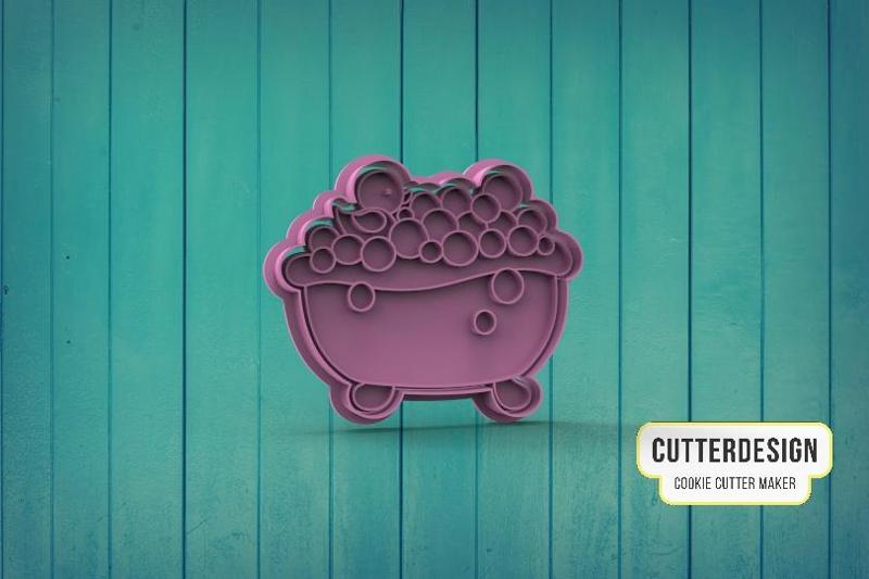 Duck in Bathtub Cookie Cutter