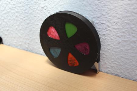 Guitar Pick Box with Capo Holder