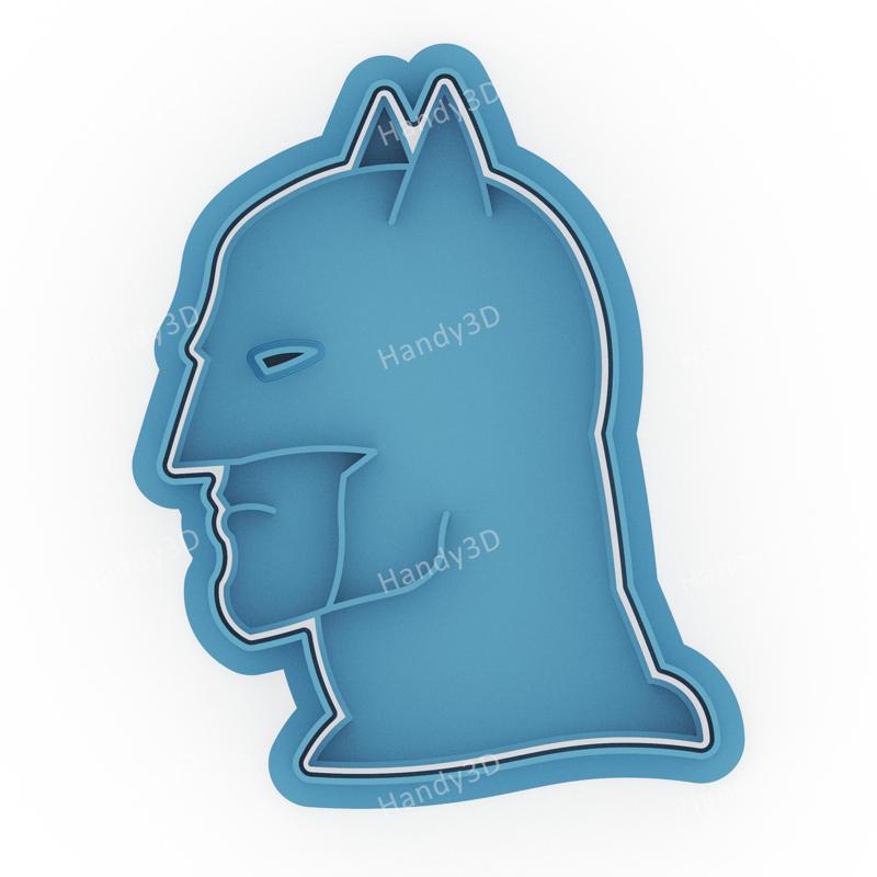 Batman Profile Mask Cutter 9cm