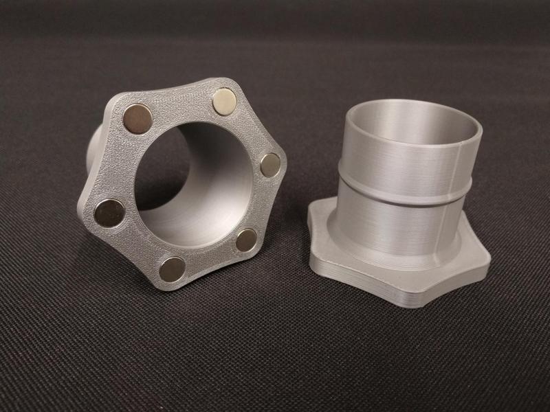 MAGNETIC CONNECTOR FOR EXTRACTING SAWDUST FOR A 63 MM HOSE