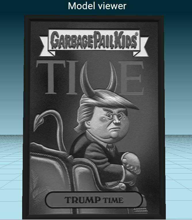 trump times - garbage pal kids card