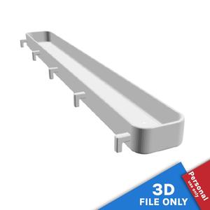 CONTAINER WITH 34X3.5X2CM STORAGE SPACE FOR IKEA SKADIS
