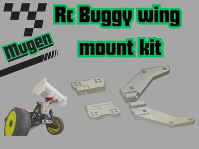 Rc buggy 1/8 wing mount kit