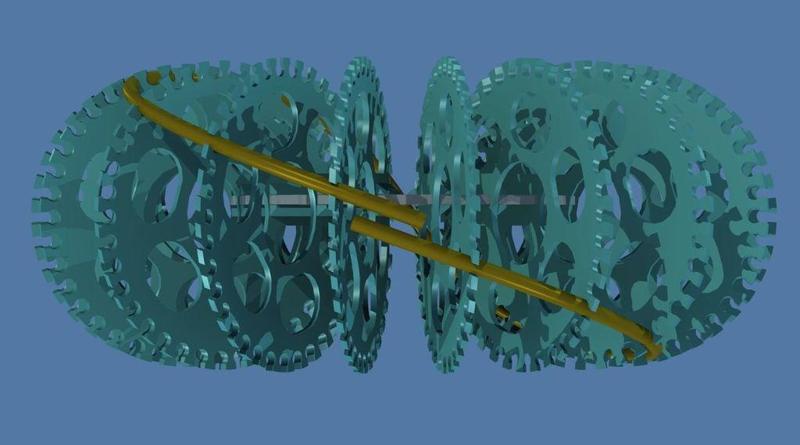 ABHA Rodin Coil Frame (Phi proportions, 36x36 pattern)