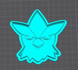 Legendary Pokemon cookie cutter