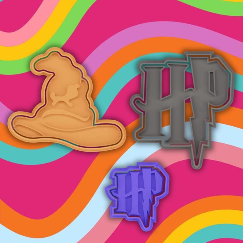 COOKIE CUTTER harry potter hat hp set of 3