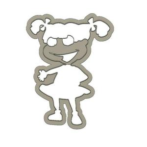 3D Model of Rug Rats Angelica Cookie Cutter