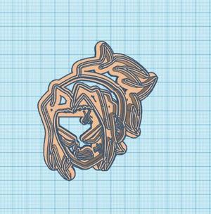 Demon Slayer: Angry Makio Icon Cookie Cutter