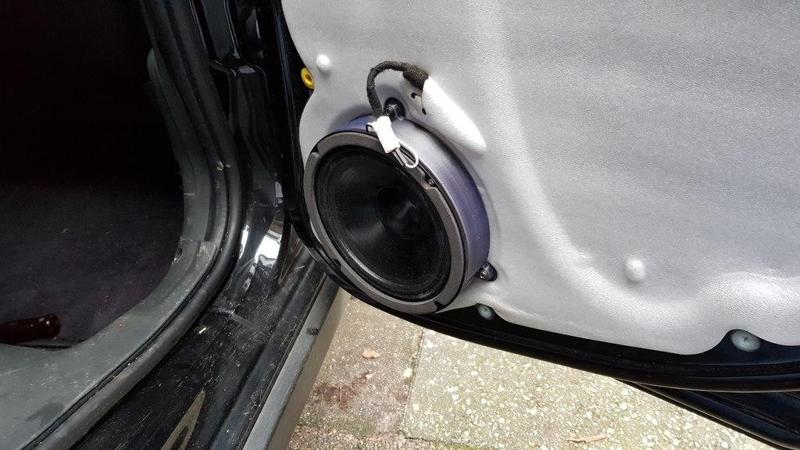 Fiat Panda 169 rear door 6.5 inch speaker ring