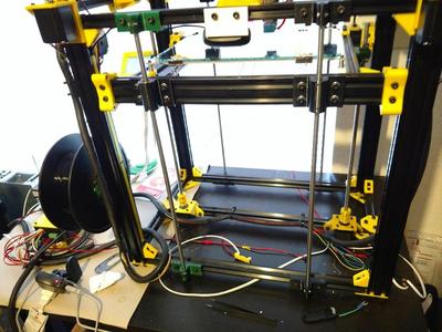 8mm smooth rod Z axis guides for D-Bot