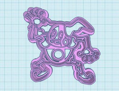 Pokemon: Mr. Mime Cookie Cutter