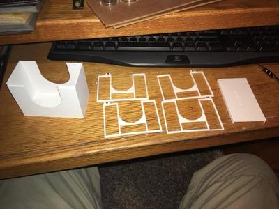 KDM Gold Smoke knight deck box with dividers