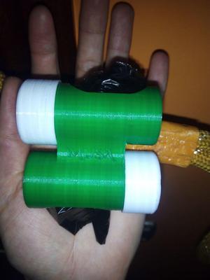 Portabolsas de perro doble