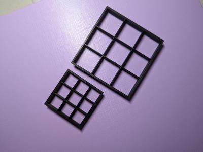 1.5cm, 2cm, 2.5cm square cutters set (9 squares with 1)