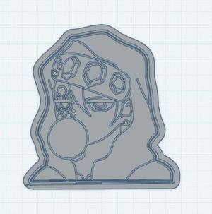 Demon Slayer: Cool Uzui Icon Cookie Cutter