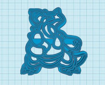 Pokemon: Nidoqueen Cookie Cutter