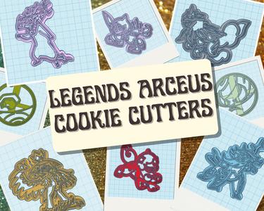 Pokemon Legends Arceus Cookie Cutter Set