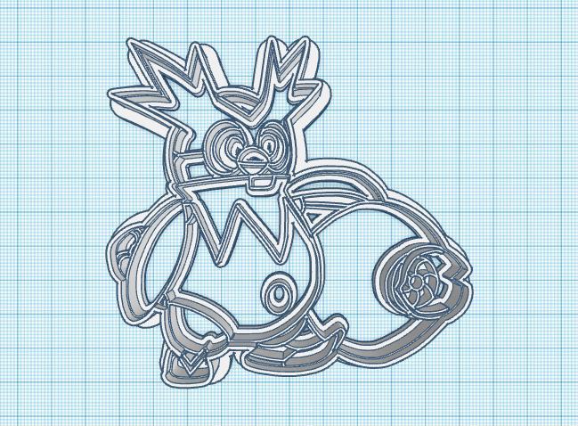 Pokemon: Iron Bundle Cookie Cutter