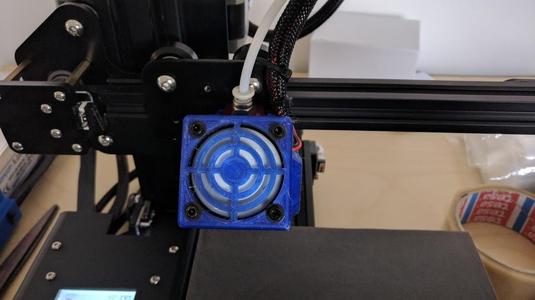ender-2 fan duct fan grid