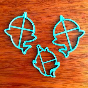 Baby Shark Cookie Cutters Set - Baby Shark, Mommy Shark, Daddy Shark