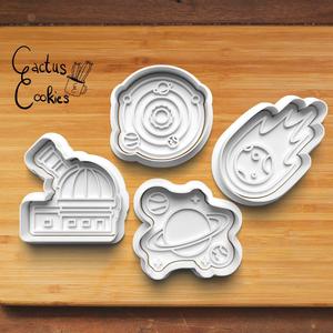 Space Astronomy Cookie Cutter set 0679