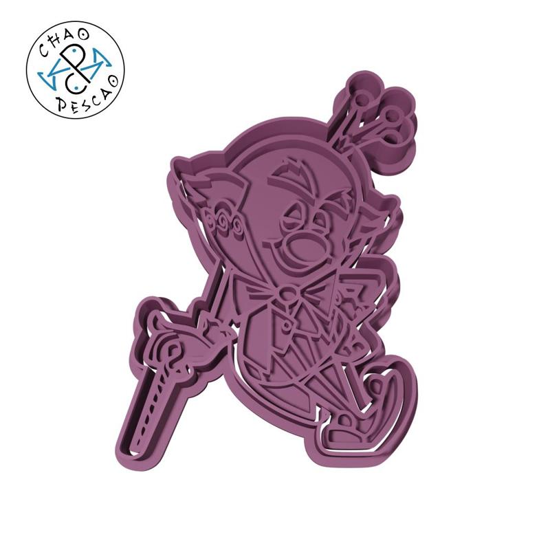 King Candy - Wreck It Ralph (no 8) - Cookie Cutter - Fondant - Polymer Clay