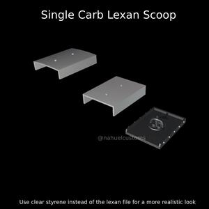 Single Carb Lexan Scoop
