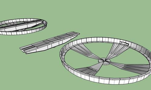 3d Train Turntable (1/29 scale)